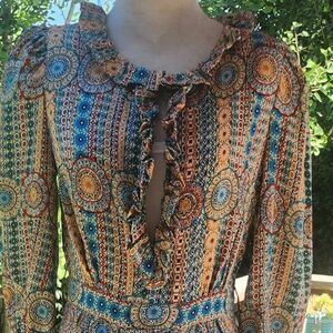 Marc by Marc Jacob's silk ruffle dress